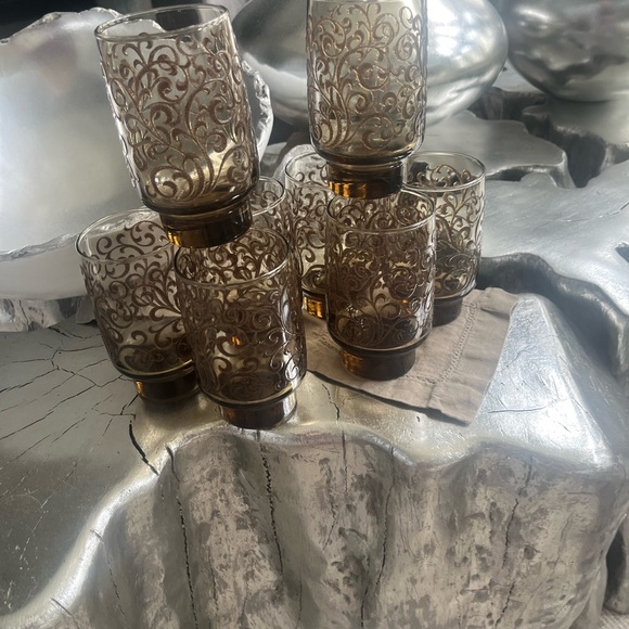 8 Libby Prado 5.25 inches drinking glasses 1970s mid century they look like new - Picture 6 of 17